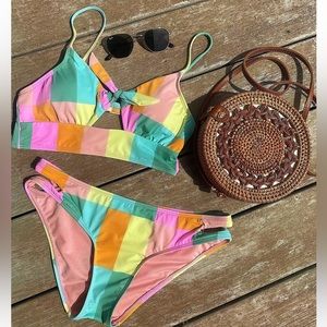 The Bikini Lab multi-colored bikini